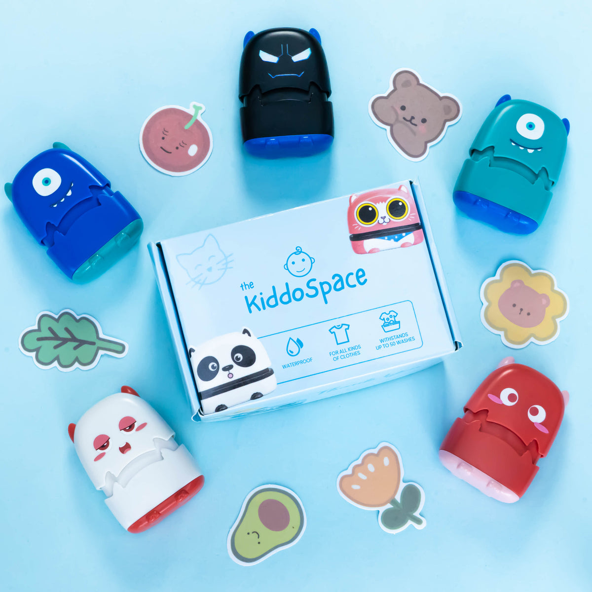 How to use – TheKiddoSpace ZA  Name Stamps for Clothes, Organizers & Toys