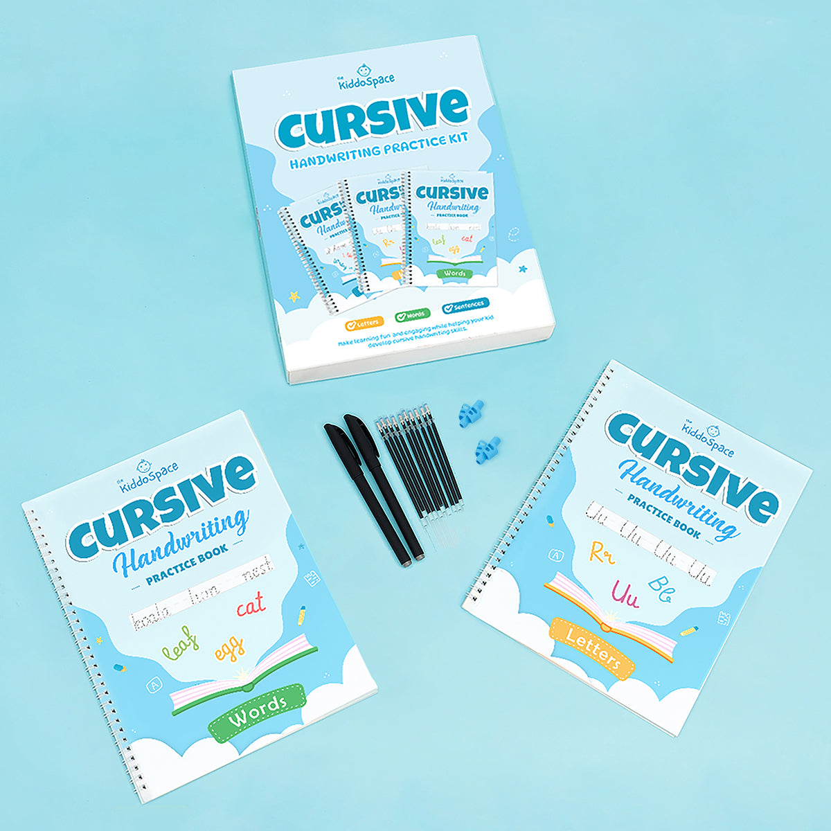 KiddoSpace™ - Cursive Handwriting Kit for Kids