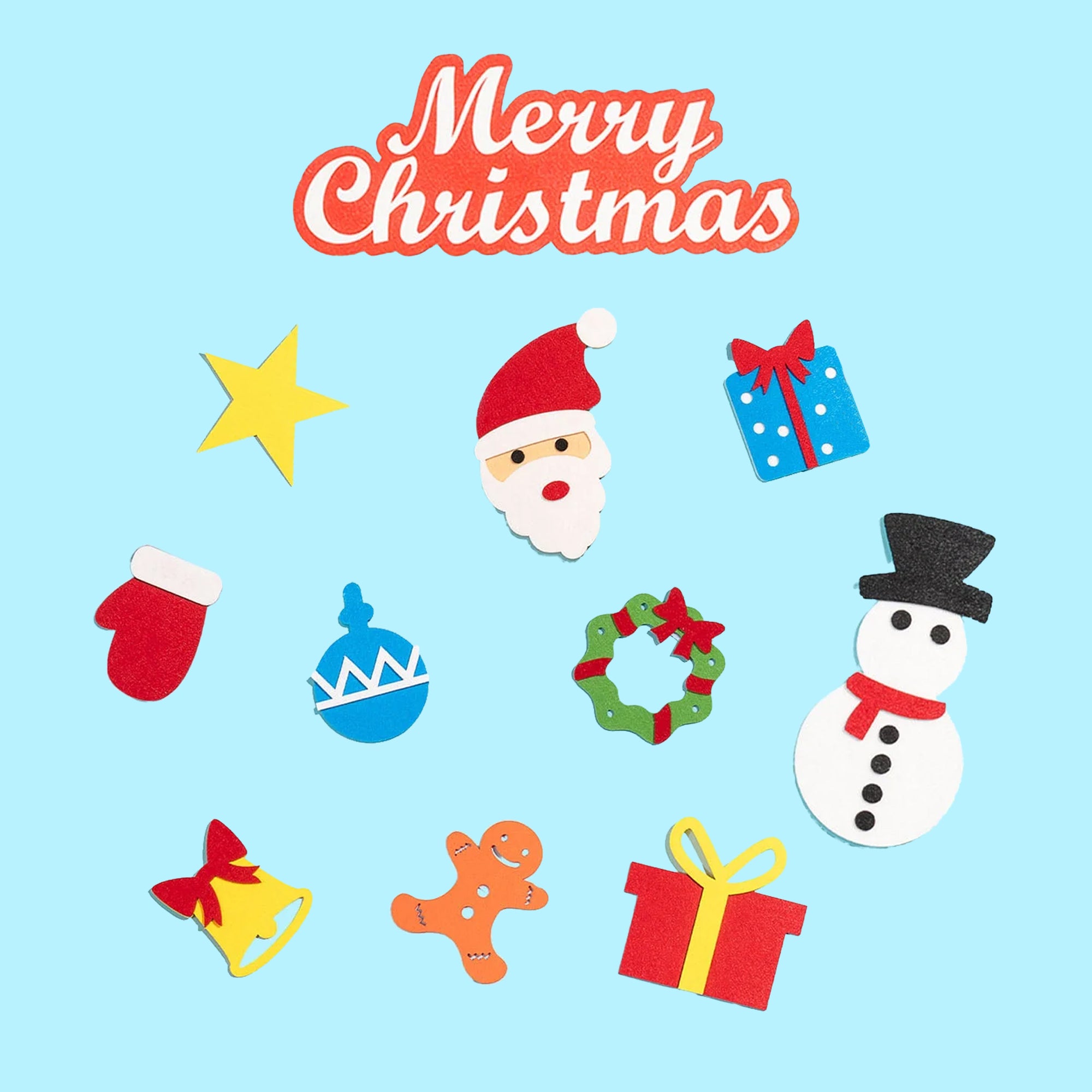 1 Merry Christmas Ornament + 10 Additional Christmas ornaments